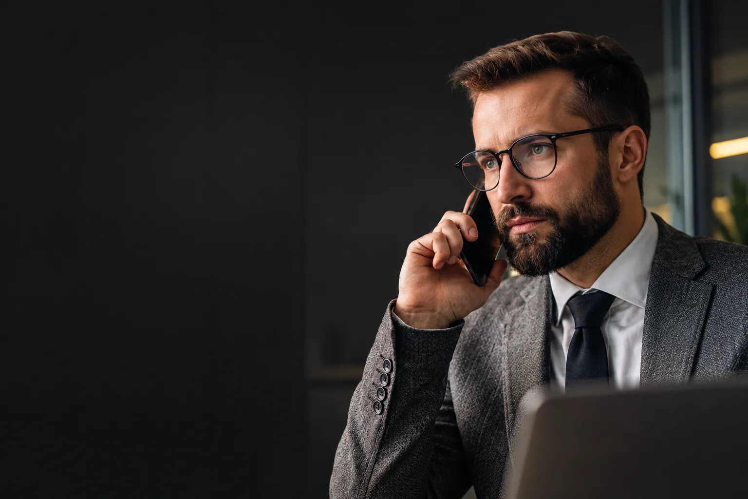 Profissional em composição editorial de atendimento empresarial